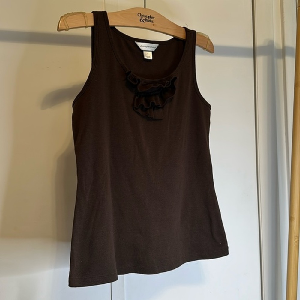 Christopher & Banks tank top brown‎